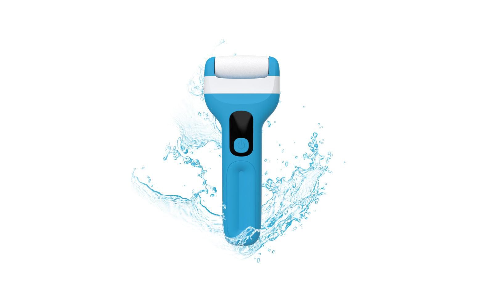 Electric Foot Smoother with 3 Roller Heads, Rechargeable Callus Remover for Dry Skin, Heels and At-Home Pedicure Care