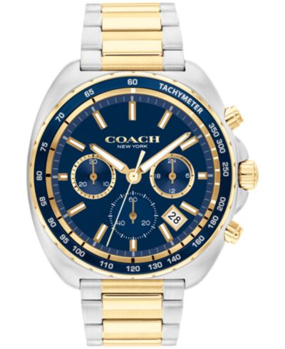 Мужские часы COACH Charter Two-Tone Stainless Steel Bracelet, 44.5mm
