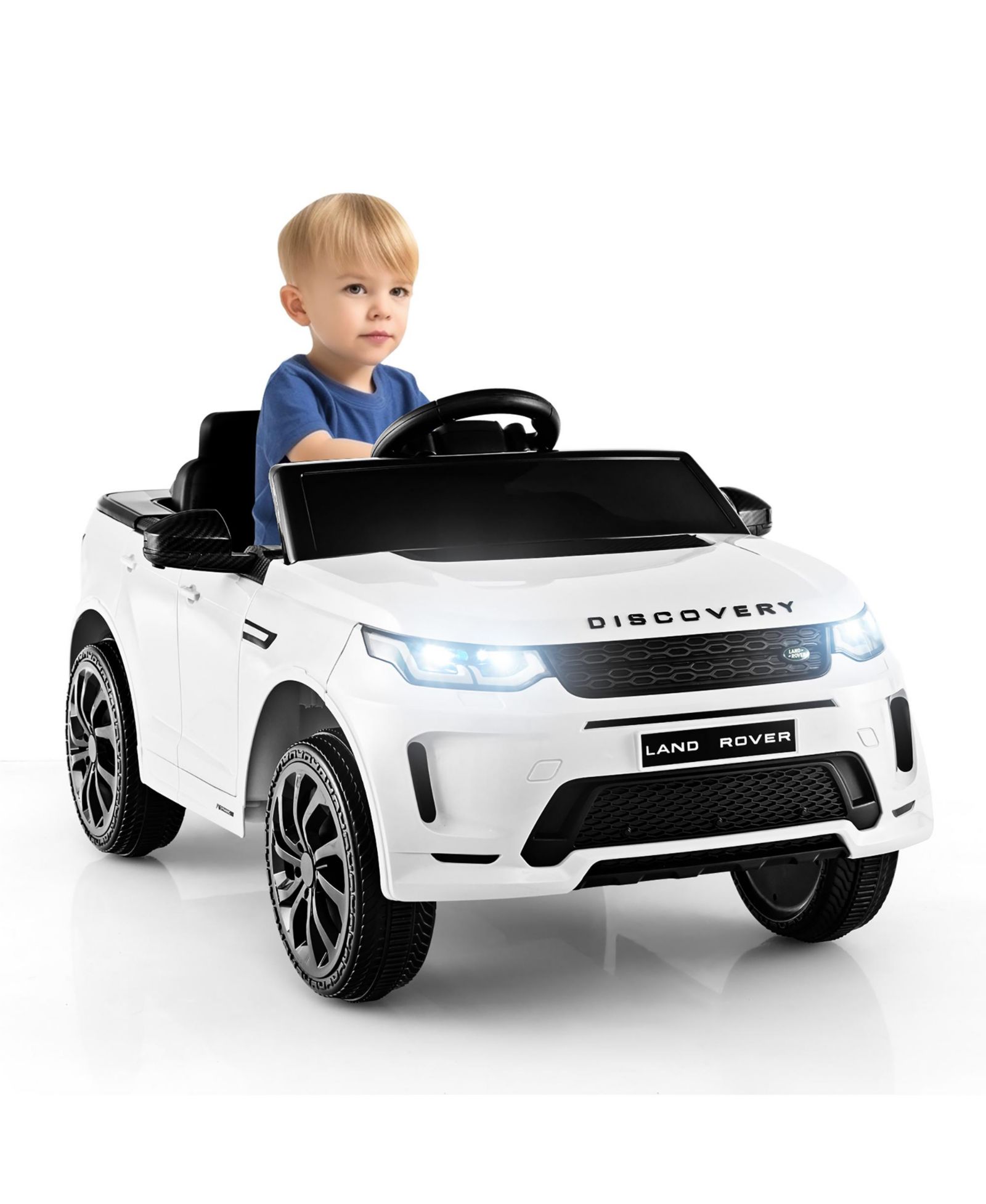 Gymax Discovery Licensed Land Rover 12V Electric Ride-On Car with Remote Control, Ages 3-7