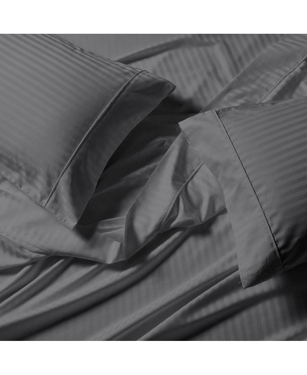 Extra Deep Pockets (22 inches) Stripe 650 Easy Care Sheet sets, King