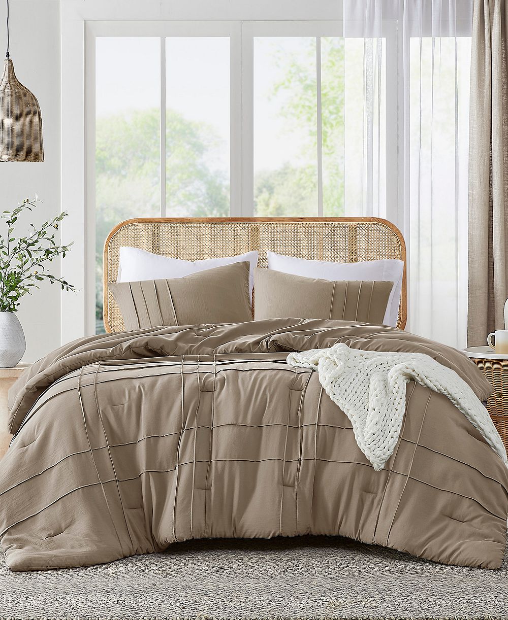 510 Design Porter Pleated 3-Pc. Comforter Set, King