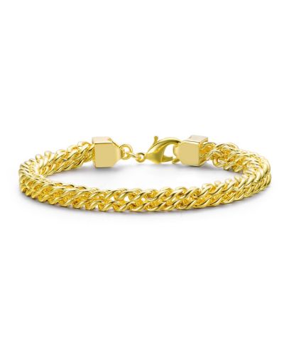 Браслет Rachel Glauber Timeless Polish Finish Chunky Mesh Link Chain