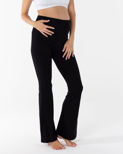 ANGEL MATERNITY Женские леггинсы Angel Deluxe Flare Black