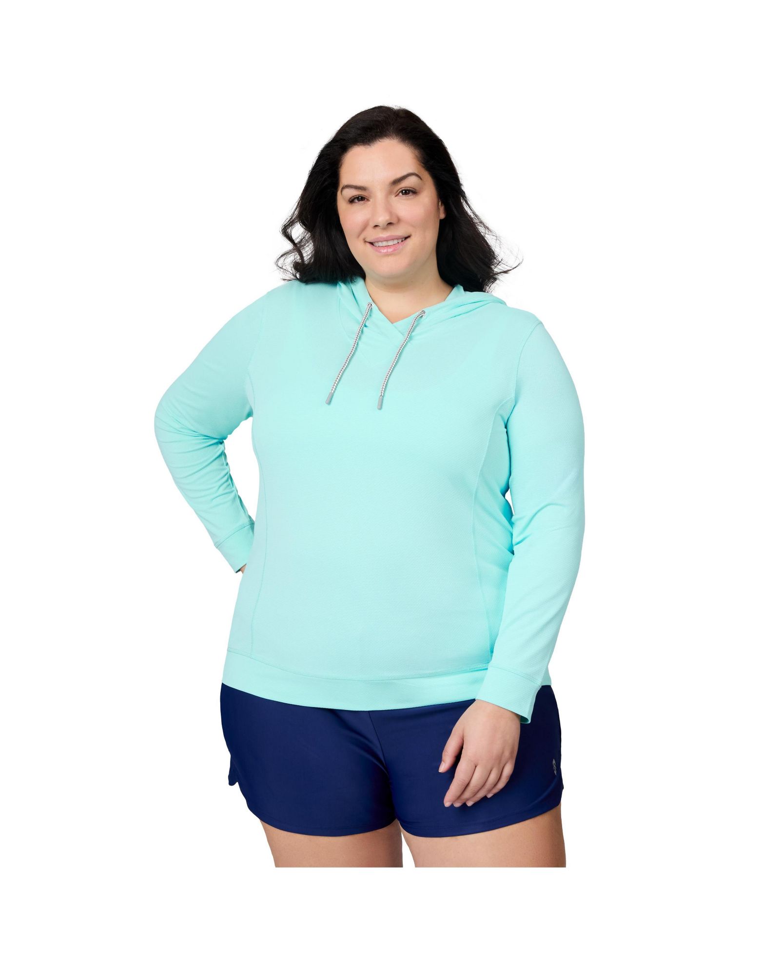 Free Country Plus Size худи SunFree с UPF
