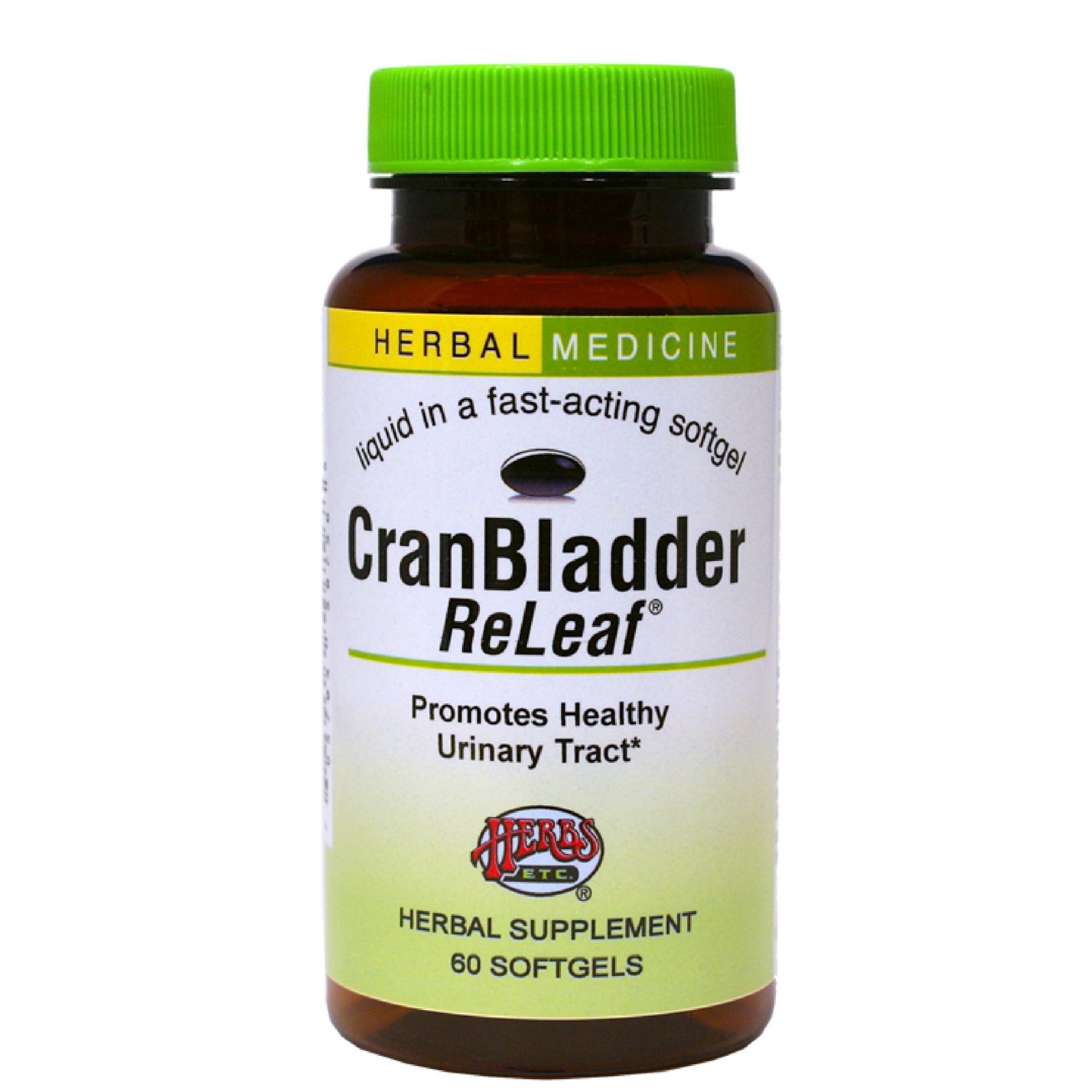 Биологически активная добавка Herbs Etc. CranBladder ReLeaf, 60 мягких капсул