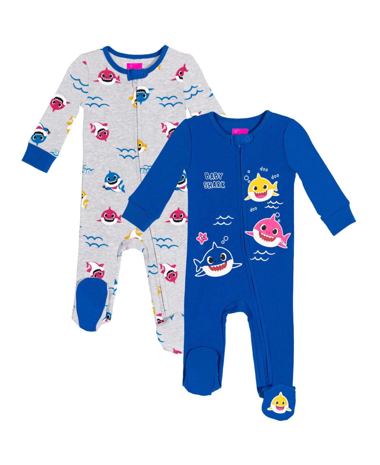 Детский комбинезон Baby Shark Pinkfong Shark 2 Pack Zip Up