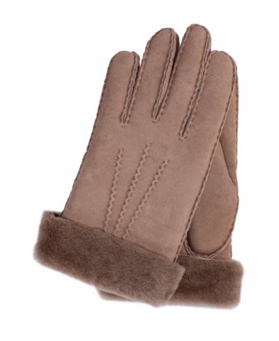 Women`s Hand-sewn Premium Shearling Gloves Style Ilvy