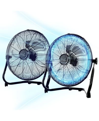 Напольный вентилятор Vie Air 14 Inch Twin Pack Industrial High Velocity 3 Speed Heavy Duty Metal