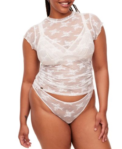 Adore Me Plus Size комплект из футболки и трусиков Shirra