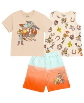 Toy Story детский комплект из футболки, майки и шорт для мальчиков 2T - 5T
