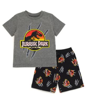 комплект одежды jurassic world: футболка и шорты из французской махры для мальчиков