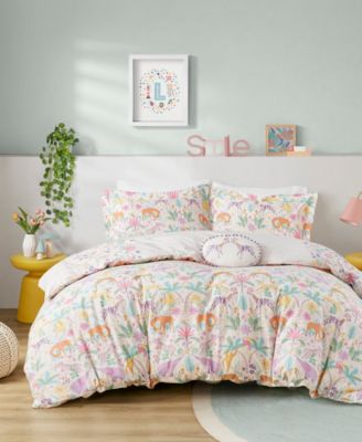 Intelligent Design Lulu Floral Reversible 3-Pc. Duvet Cover Set, Twin