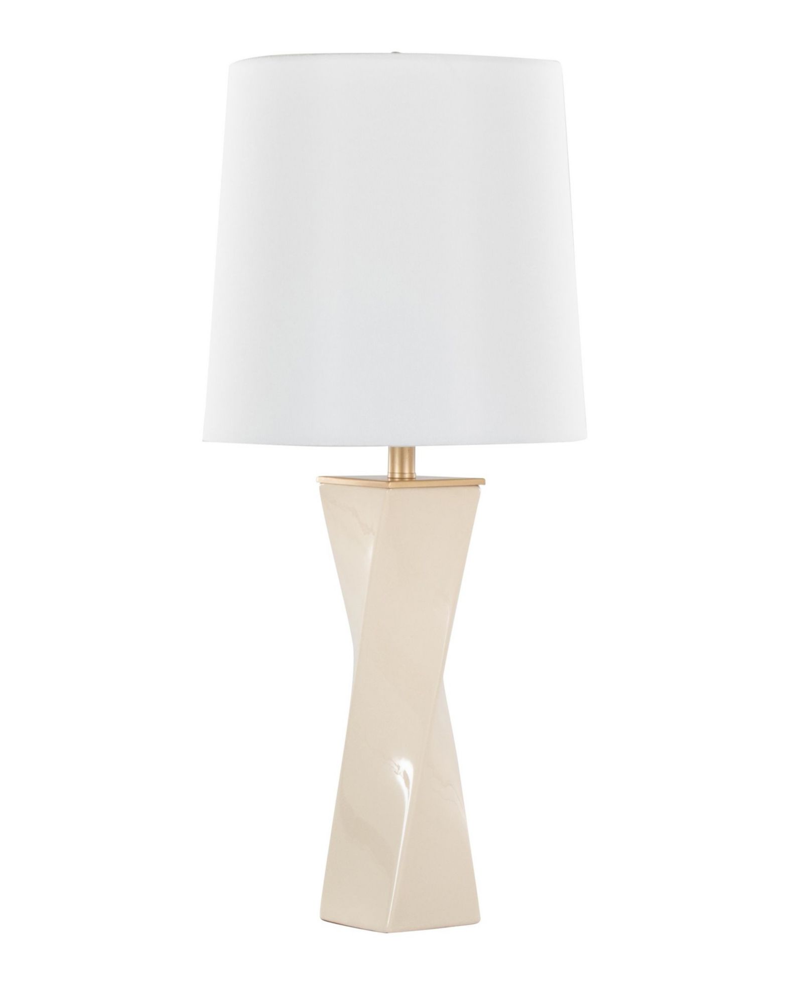 Квадратная настольная лампа Lumisource 27" Ceramic Grandview Gallery Curvo