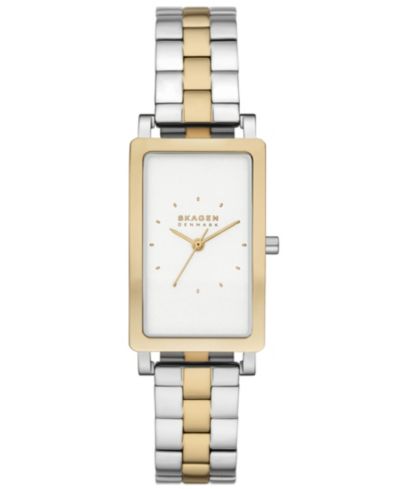 Skagen Женские кварцевые часы Hagen Lille Two-Tone Stainless Steel 43mm