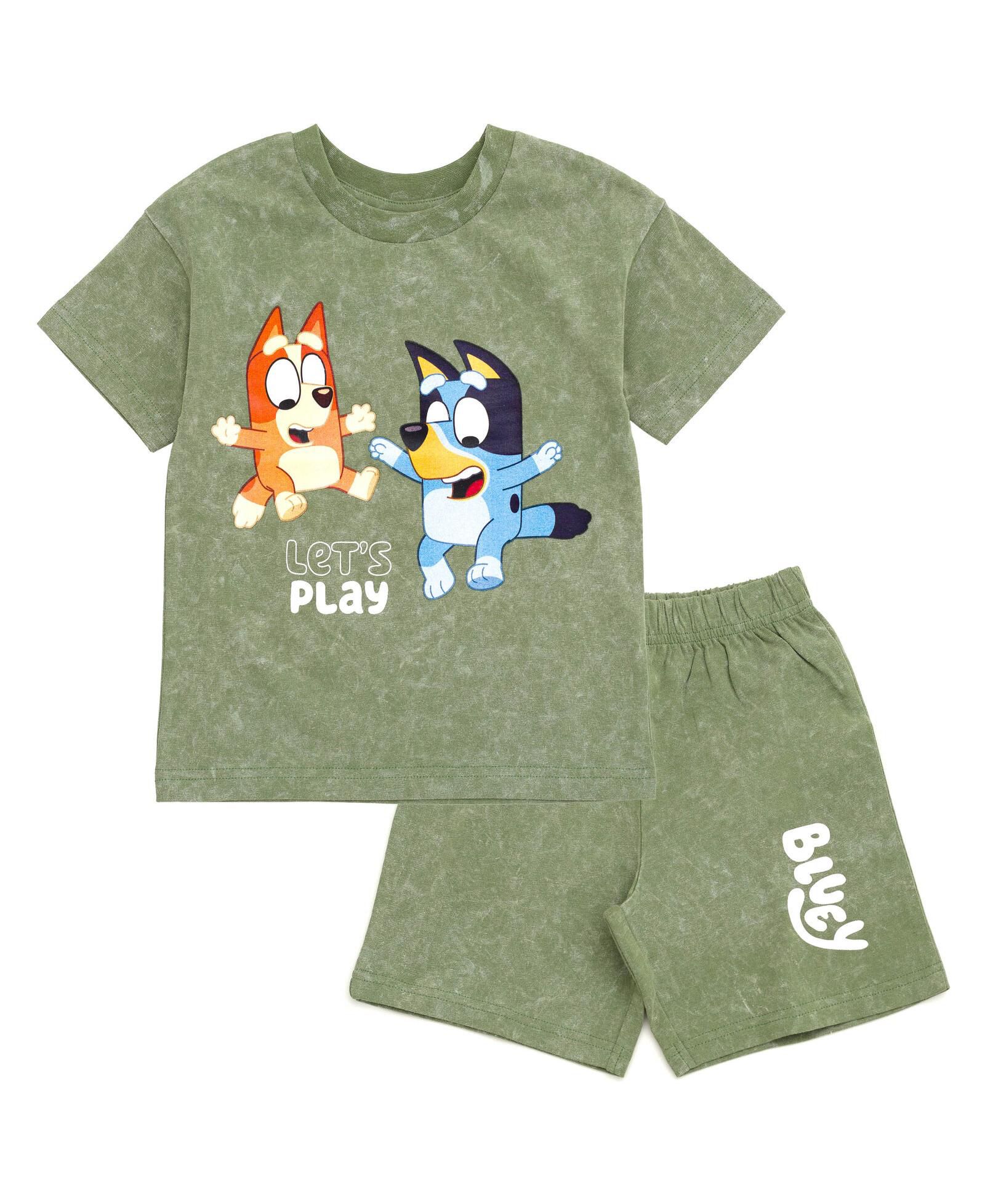 Bluey Toddler Boys (2T-5T) 2-Piece T-Shirt and Shorts Set