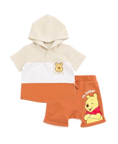 Детский комплект: худи Winnie the Pooh и шорты из футера