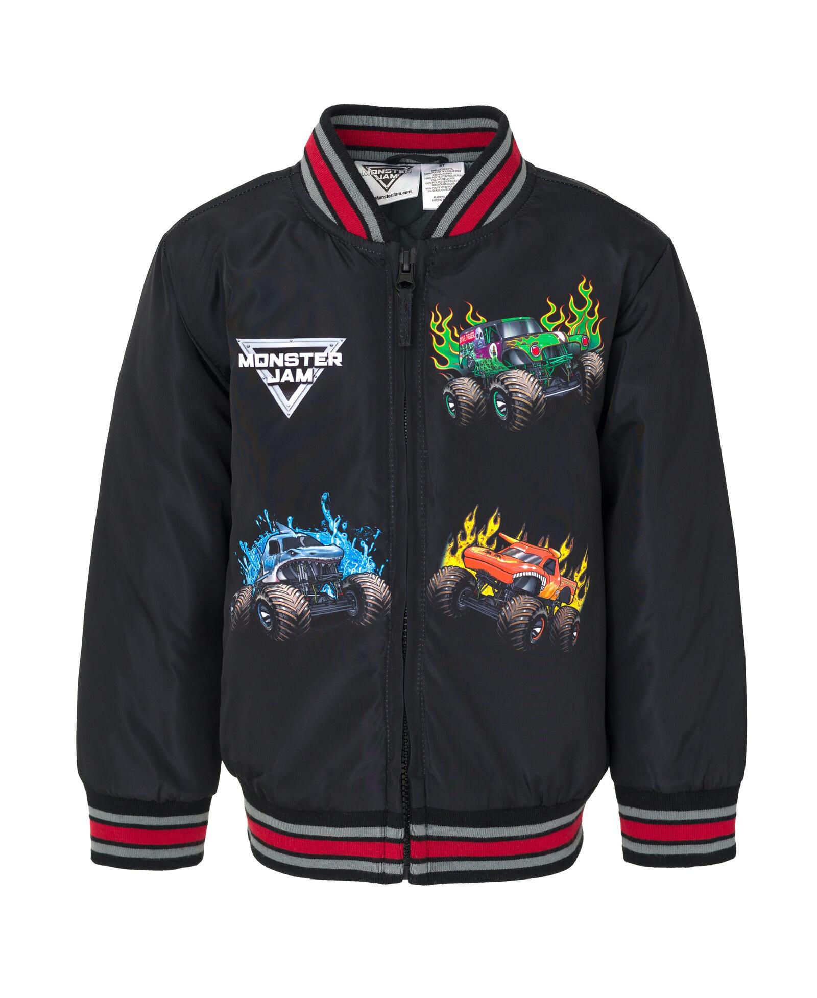 Monster Jam Детский бомбер Monster Jam Zip Up Varsity