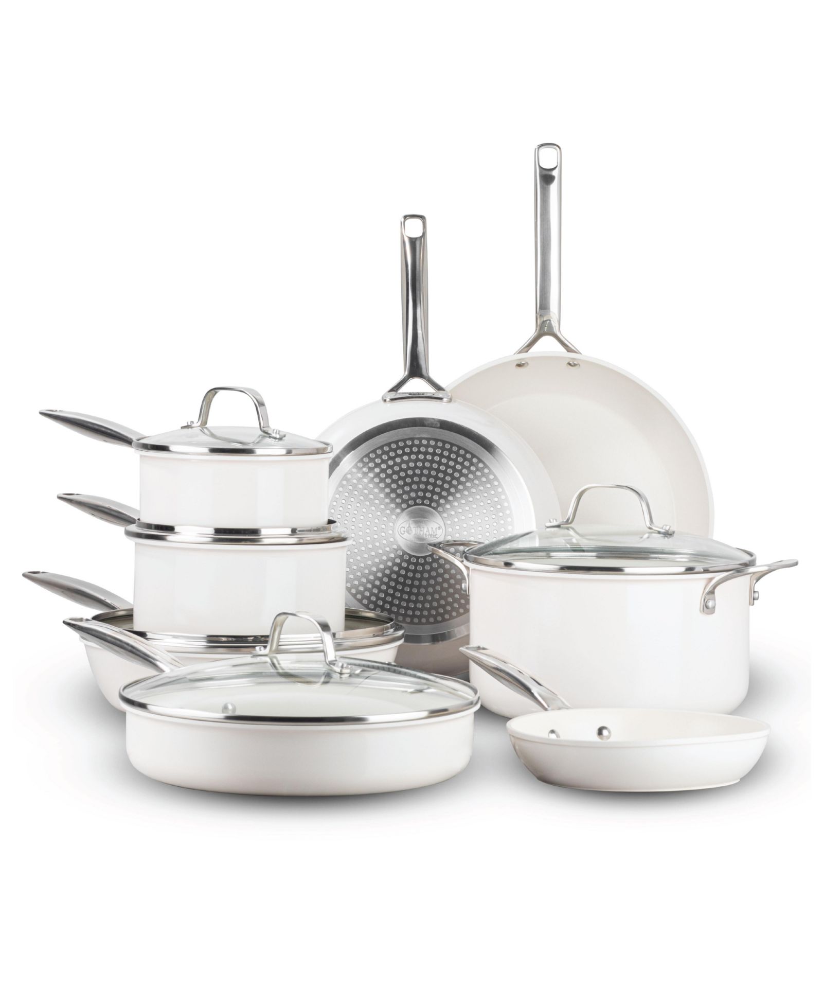 Gotham Steel Pro Natural Collection 13-Piece Ceramic Coating Nonstick Cookware Set