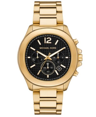 Michael Kors Мужские часы Chronograph Gold-Tone Stainless Steel 42mm