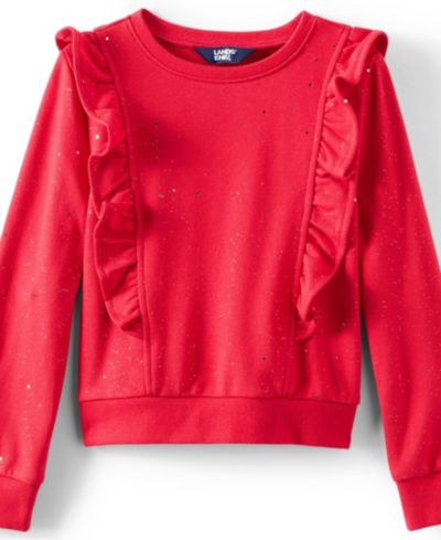 Candy red speckle print