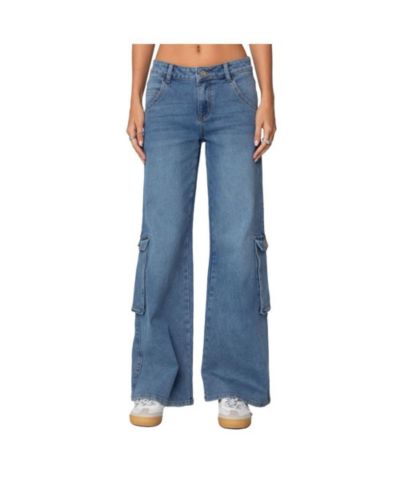 Женские джинсы Edikted Women's Lunar Low Rise Cargo