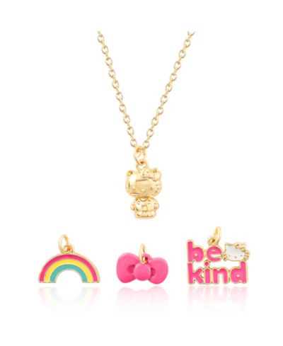 Hello Kitty Sanrio Charm Set with Necklace Chain