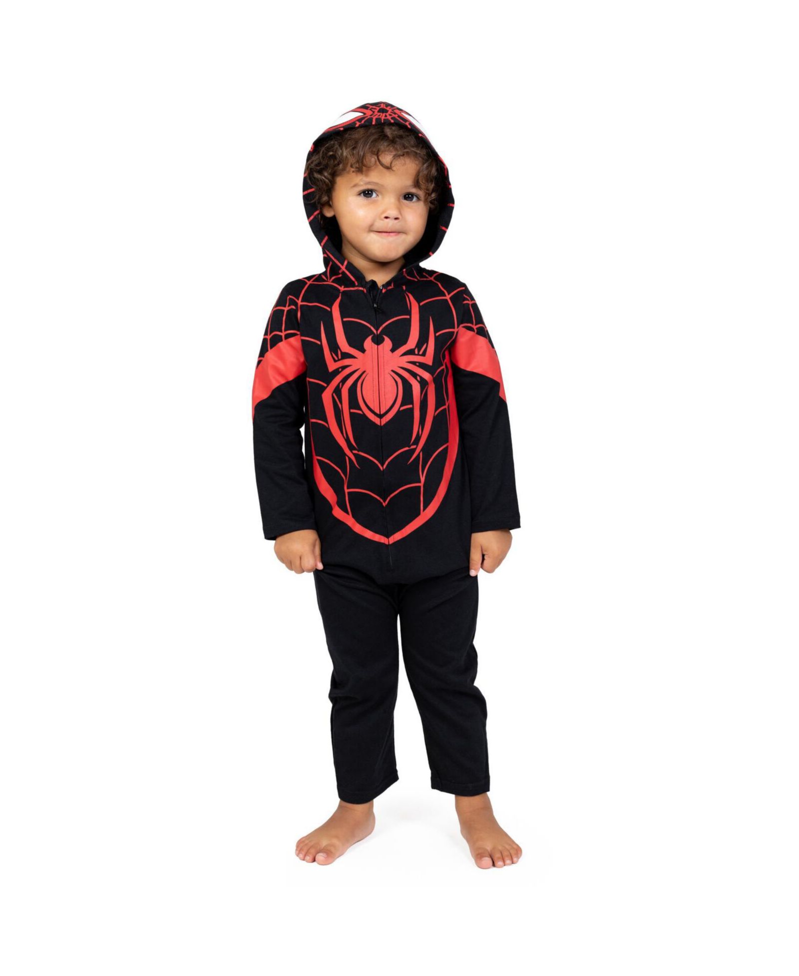 Костюм Avengers Marvel Captain America Iron Man Zip Up Cosplay Coverall для малышей
