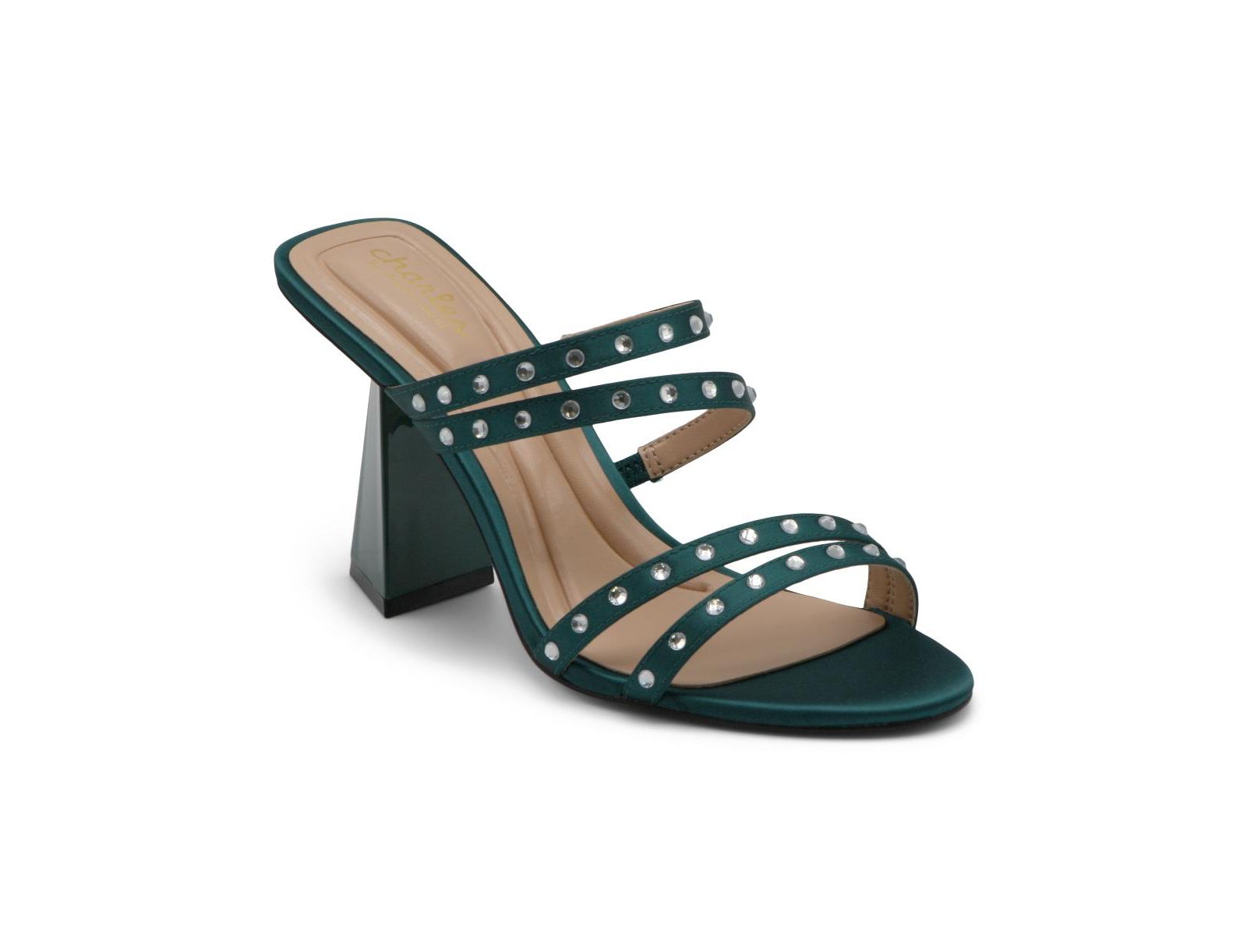 Charles by Charles David Womens Kacia Flare Block Heel Dress Sandal
