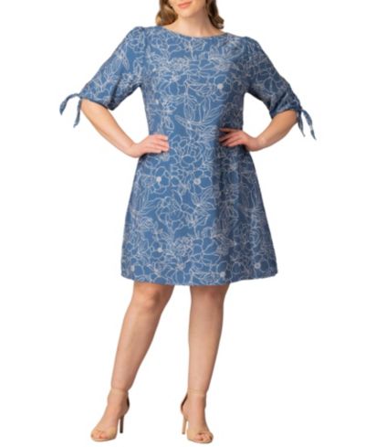 Blue floral print
