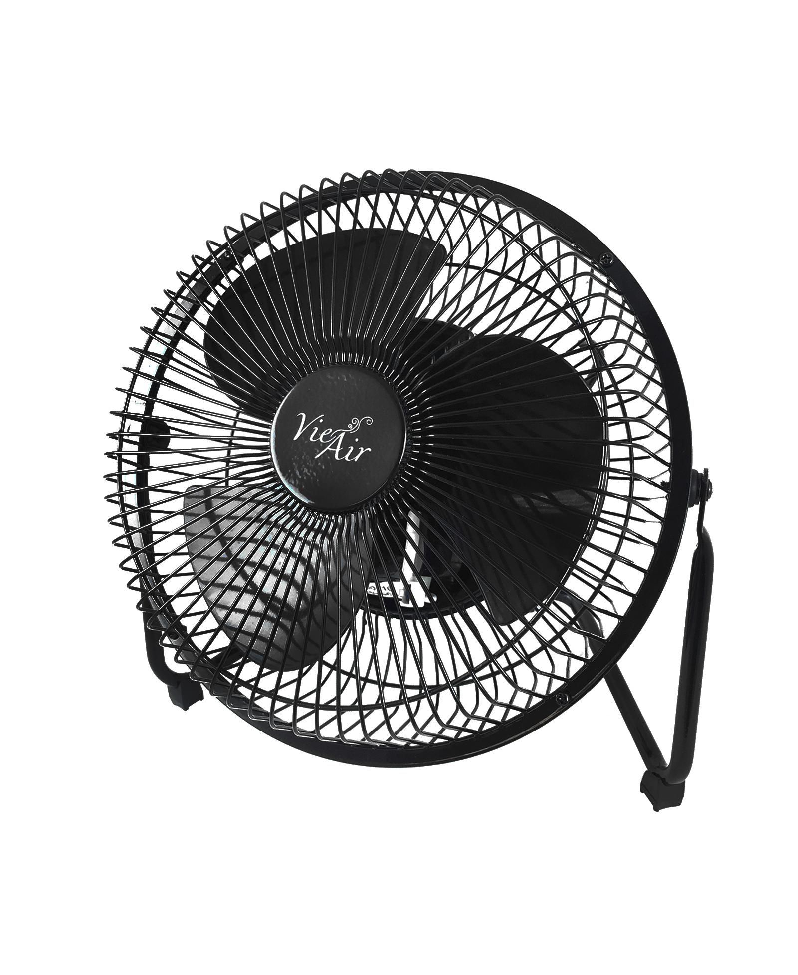 Vie Air 8 Inch High Velocity Metal Desk and Floor Fan