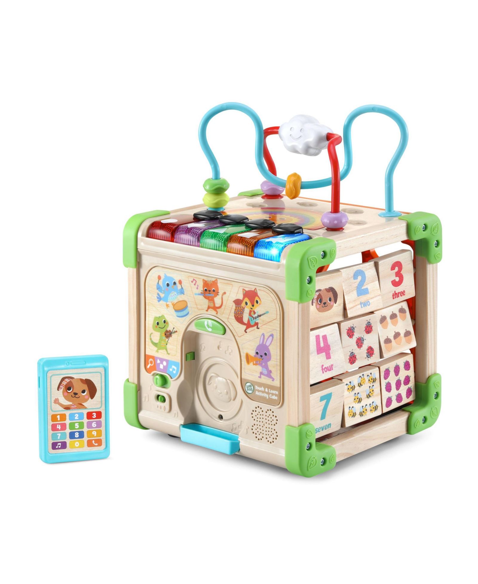 Деревянный развивающий куб LeapFrog Touch Learn - FSC 100%