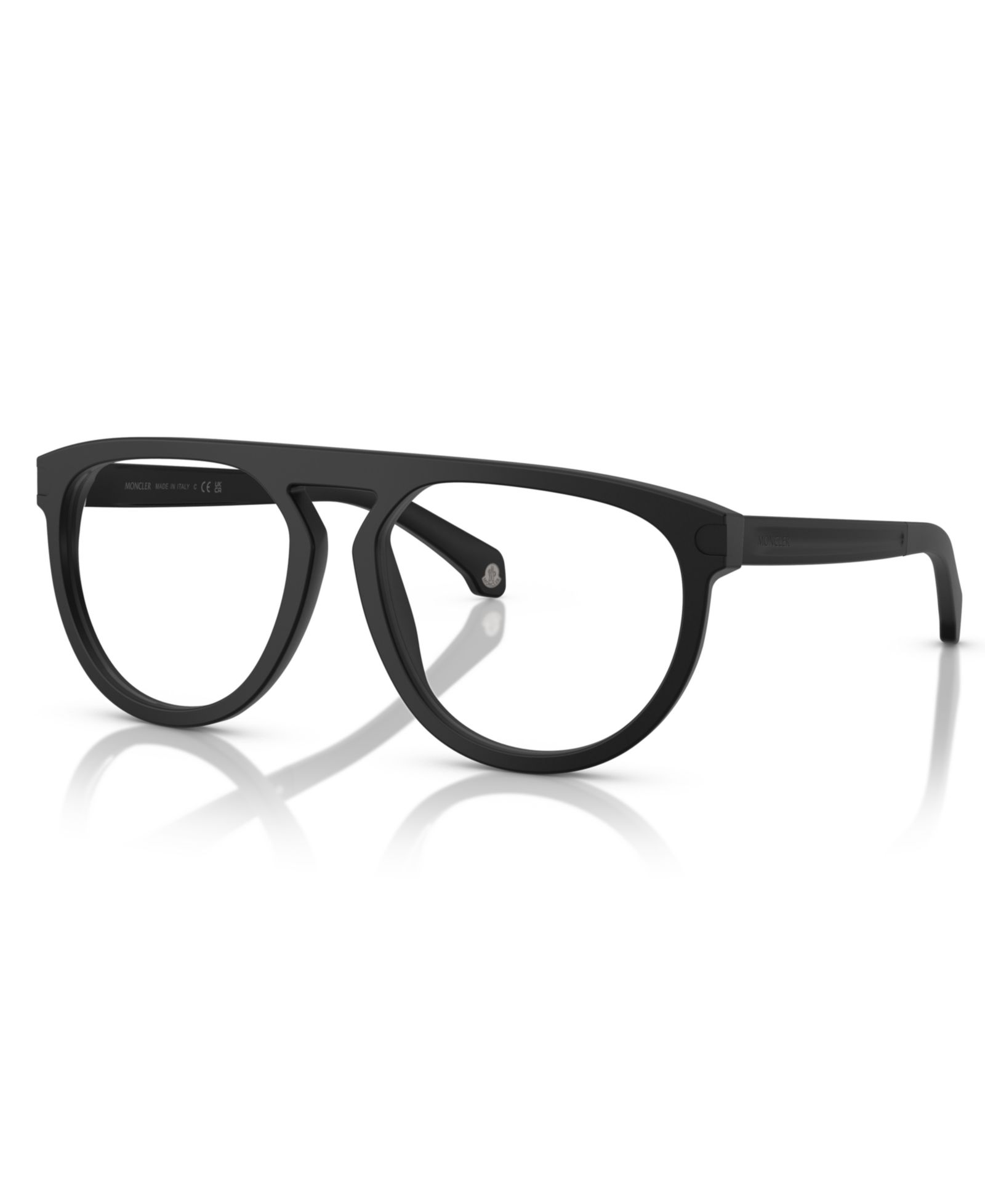 Moncler Unisex Pilot/Aviator Plastic ME2007 Eyeglasses