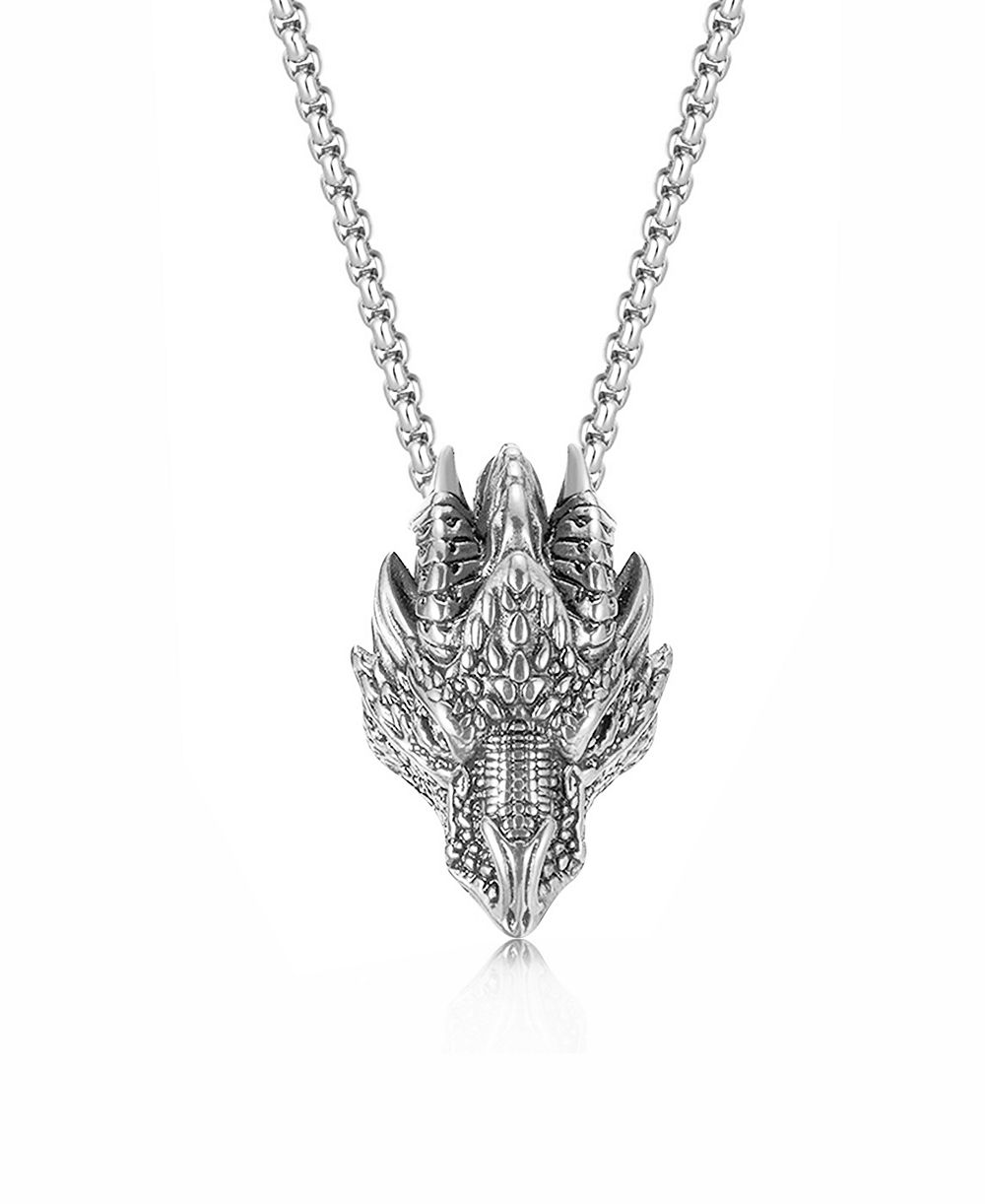 Подвеска-кулон Rhona Sutton Silver Dragon из нержавеющей стали