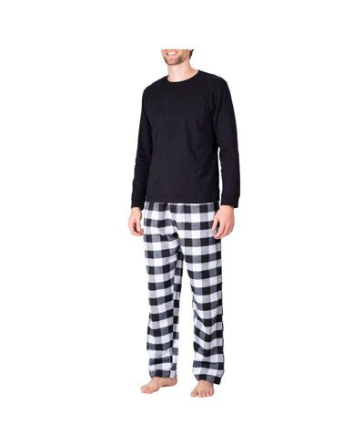 Мужской фланелевый пижамный комплект SLEEPHERO Crew Neck