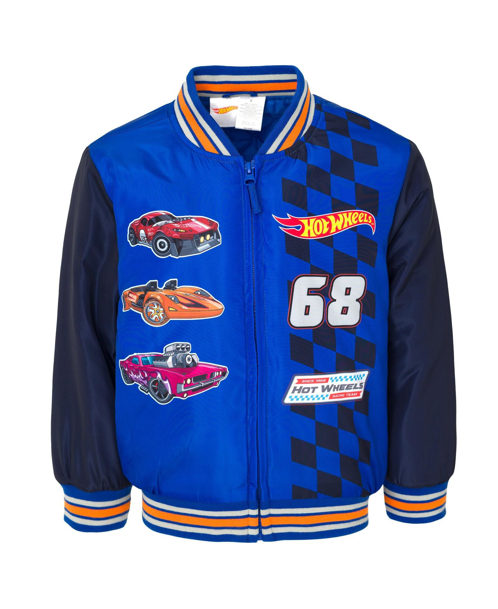 Детская куртка-бомбер Hot Wheels Zip Up