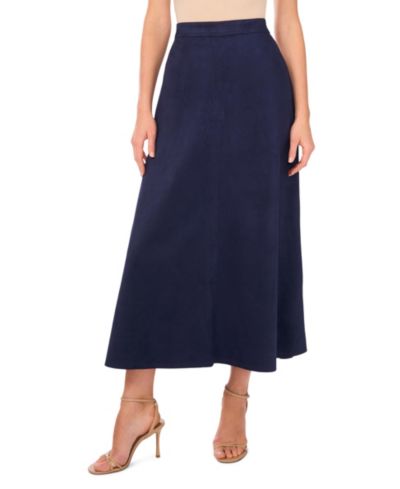 Женская макси-юбка Vince Camuto Faux-Suede A-Line