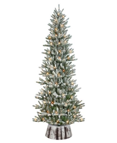 Puleo искусственная елка Franklin Fir с декором и юбкой 7.5"