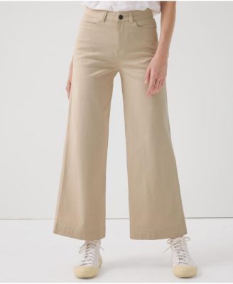 Pact Женские широкие брюки из органического хлопкового денима Stretch Twill Denim