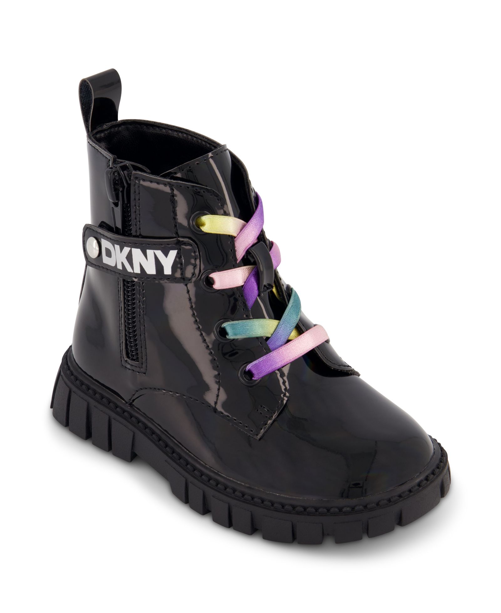 DKNY Toddler Girls Carrie Side Zipper Lug Boot