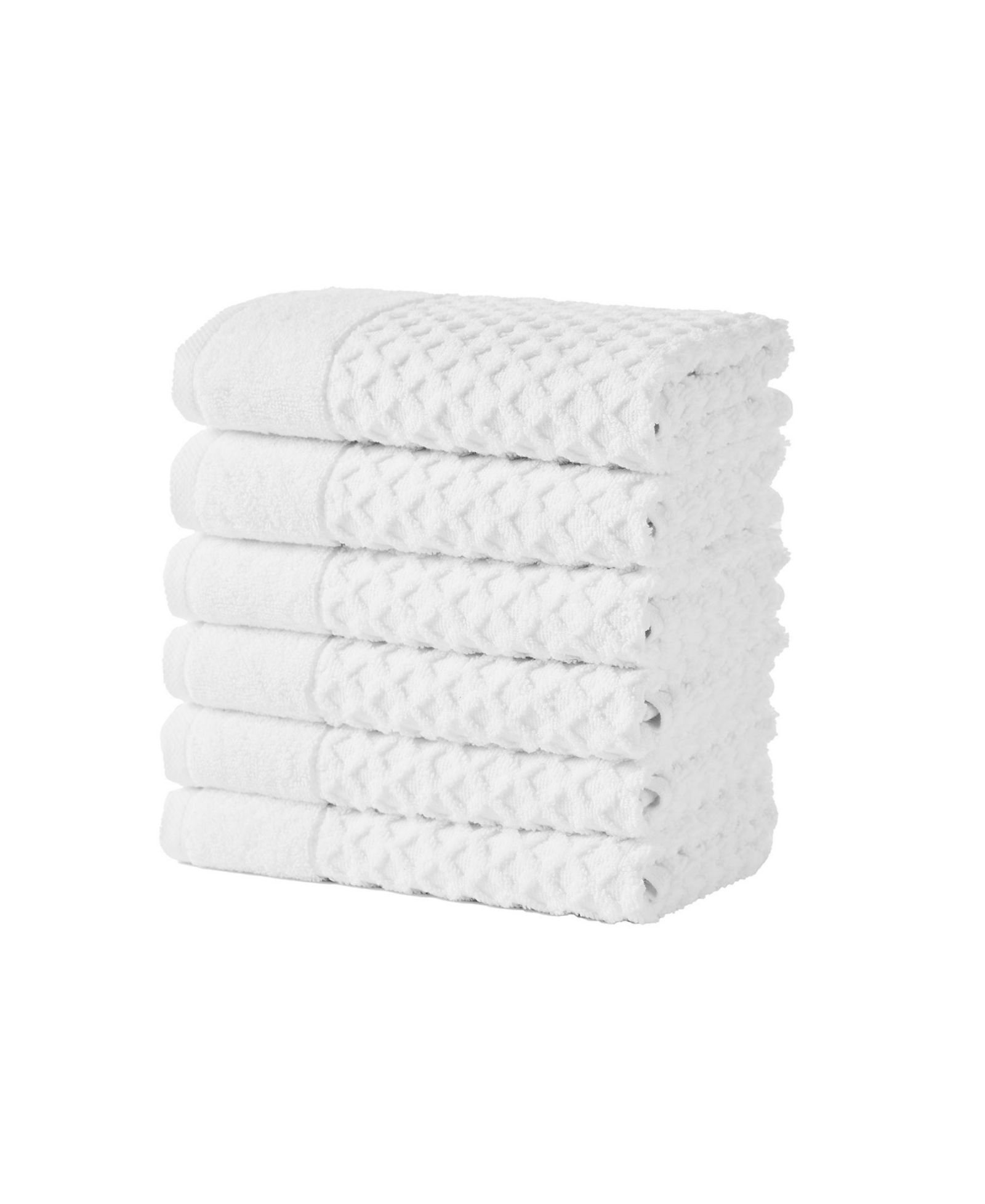 Полотенце для рук Linery & Co. Quick-Drying Cotton Diamond Waffle Textured 6-Piece