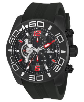 Мужские кварцевые часы Invicta 22811 Pro Diver Multifunction с черным циферблатом