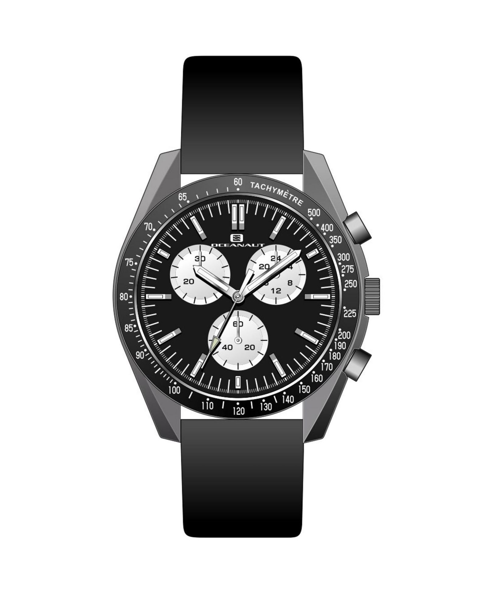 Oceanaut Men's Orbit Black Dial Watch - OC7581