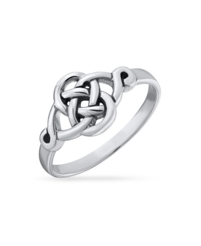 Bling Jewelry Celtic Love Knot Infinity Band Ring Sterling Silver