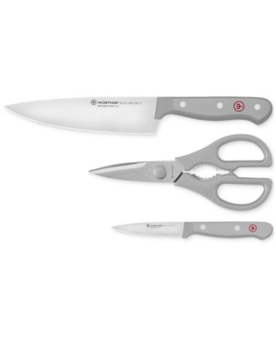 Wüsthof Gourmet Gray набор из 3 стальных ножей для подготовки