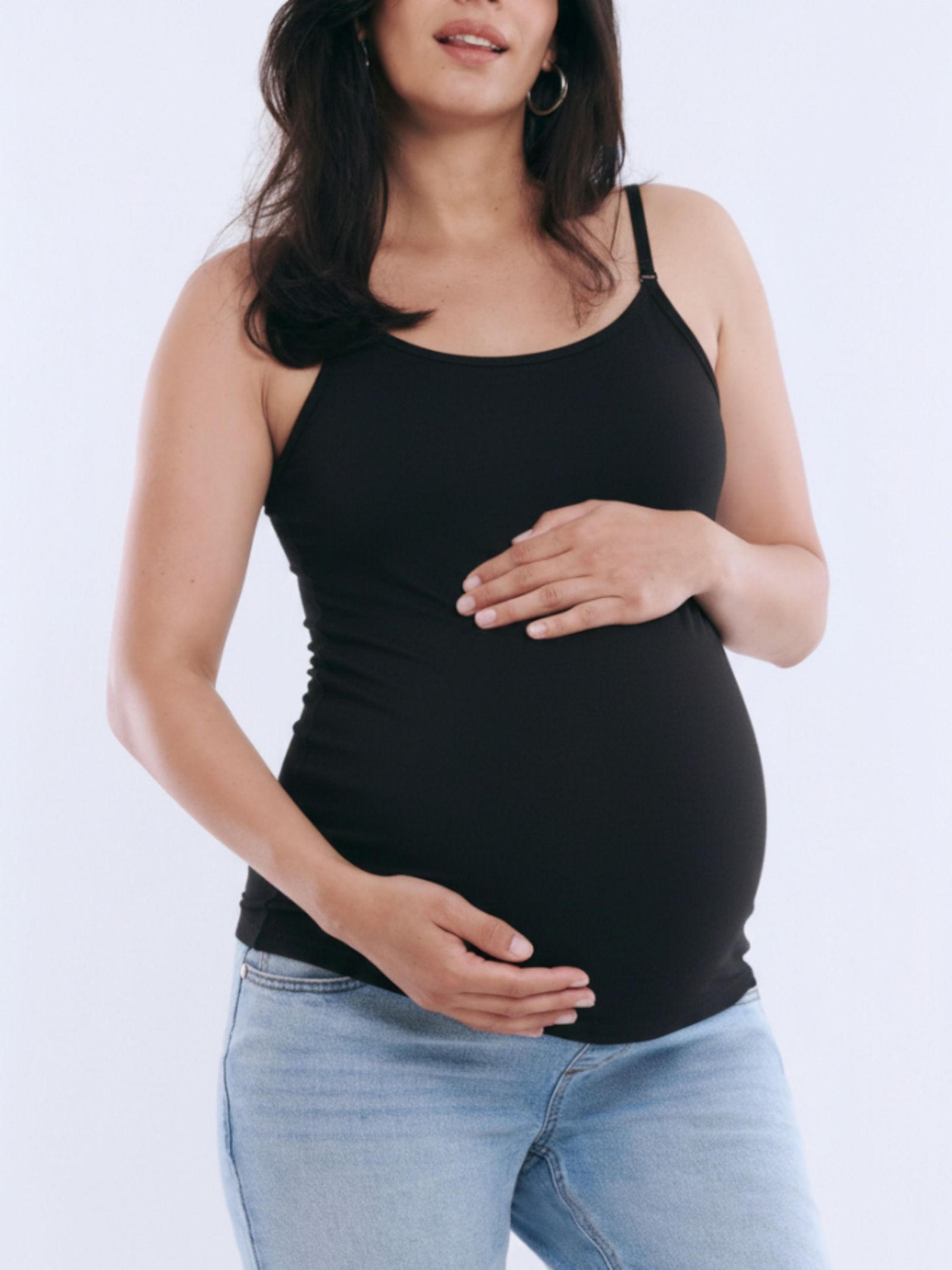 Motherhood Maternity Women's Motherhood Clip Down Nursing Tank Top Cami