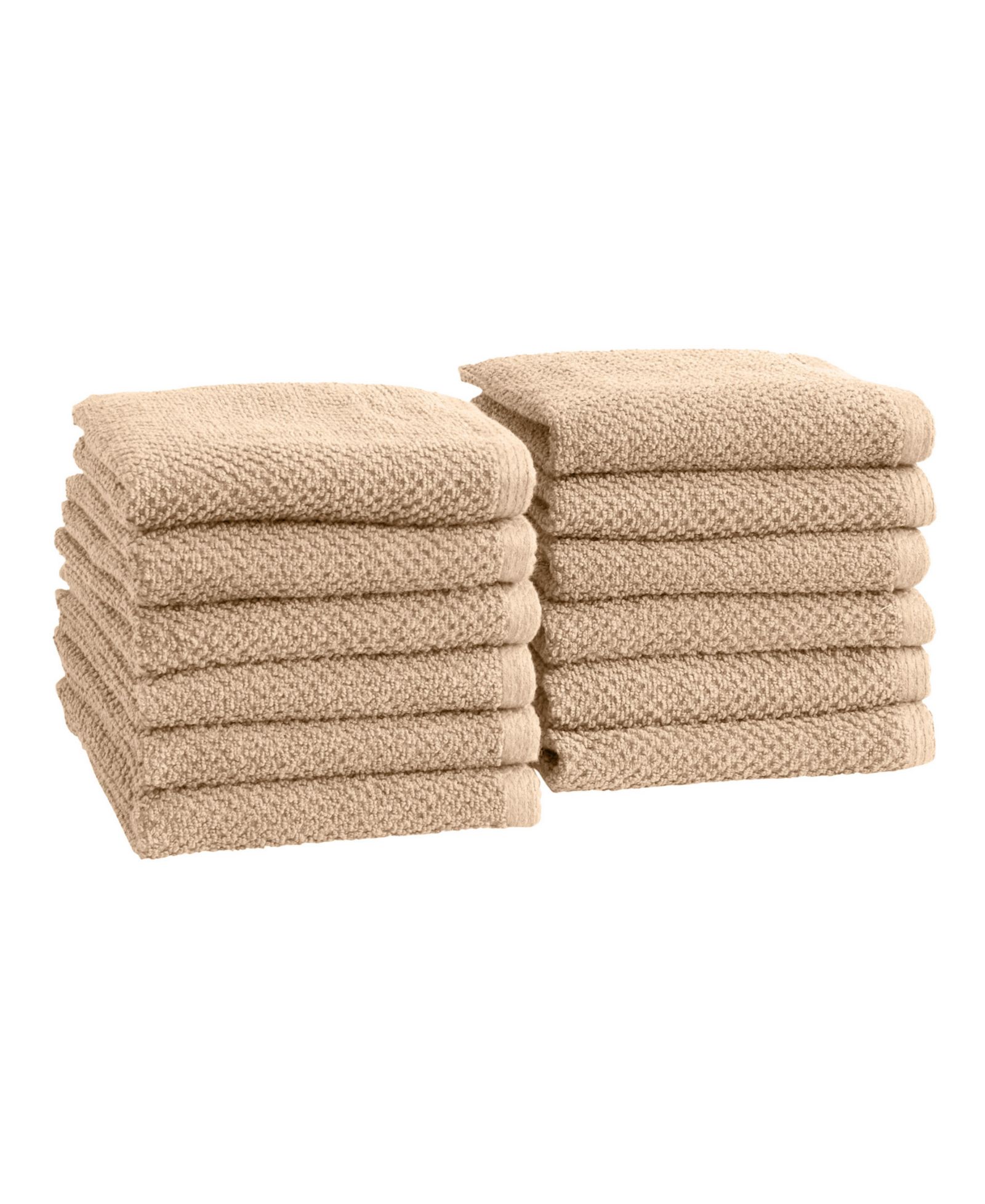 Linery & Co. Cotton Textured 12-Piece Washcloth Set