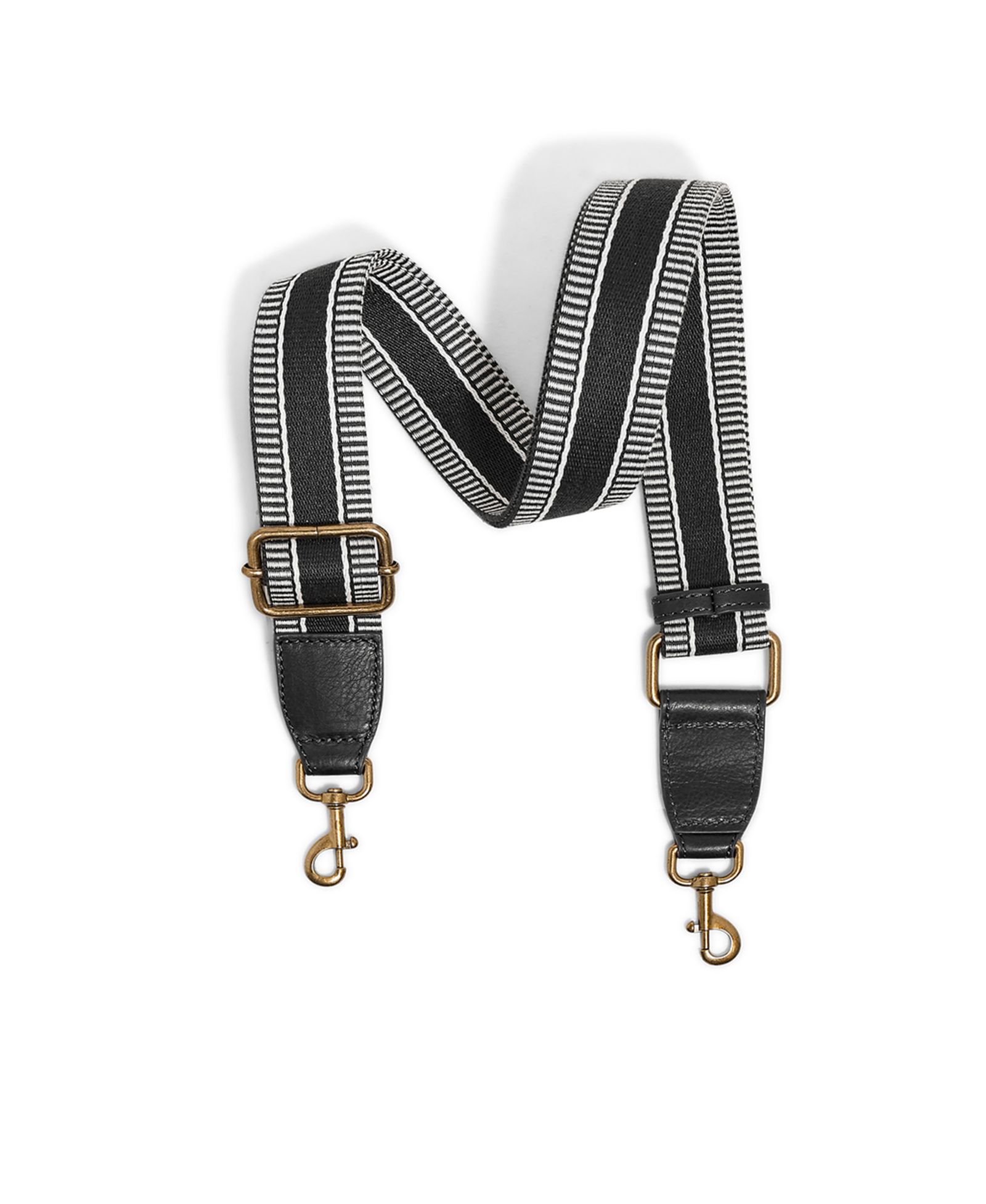 American Leather Co. Ремешок web strap полосатый