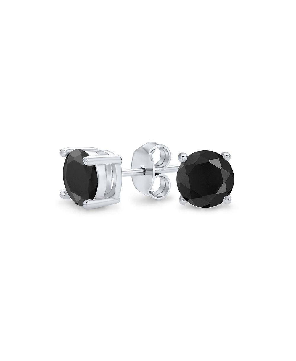 Bling Jewelry Cubic Zirconia Stud Earrings Sterling Silver