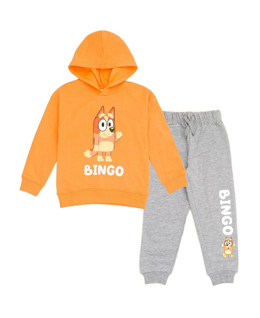 Детский флисовый костюм Bluey Little Boys Pullover Hoodie и брюки