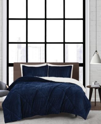 London Fog Signature Corduroy 3-Pc. Comforter Set, King